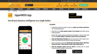 Best Online Share Trading App | Motilal Oswal's Upper MOSt App ...