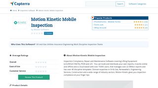 Motion Kinetic Mobile Inspection Reviews and Pricing - 2019 - Capterra
