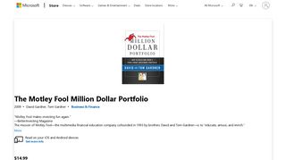 Buy The Motley Fool Million Dollar Portfolio - Microsoft Store
