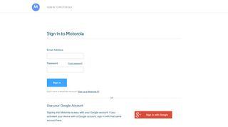 Motorola Accounts
