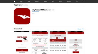 myAccount MotoLease on the App Store - iTunes - Apple