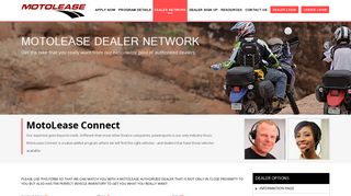 MotoLease || MotoLease Dealer Network