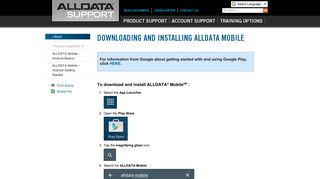 Downloading and Installing ALLDATA Mobile - ALLDATA Support