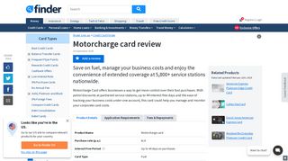 Motorcharge card complete review | finder.com.au