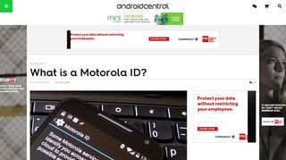 What is a Motorola ID? | Android Central