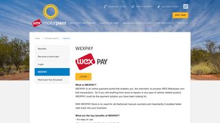WEXPAY: Online Payment Portal for Merchants | WEX Motorpass