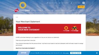 Your Merchant Statement - Motorpass