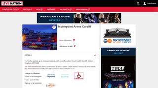 Motorpoint Arena Cardiff Events & Tickets | Map, Travel & Concert ...