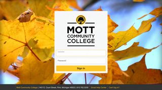 MCC - Single Sign On - Mott Community College