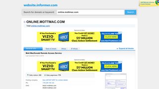 online.mottmac.com at WI. Mott MacDonald Remote Access Service