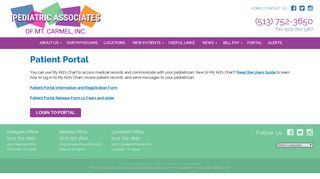 Portal | Cincinnati, OH | Pediatric Associates of Mt Carmel