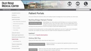 Patient Portals | Diley Ridge Medical Center