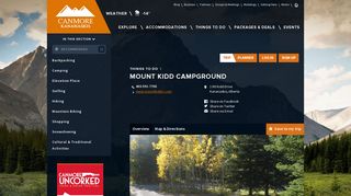 Mount Kidd Campground | Tourism Canmore Kananaskis