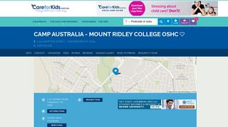 Camp Australia - Mount Ridley College OSHC in Craigieburn, VIC ...