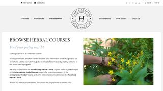Herbalism Courses and Classes at Herbal Academy