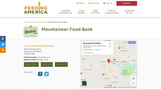 Mountaineer Food Bank | Feeding America