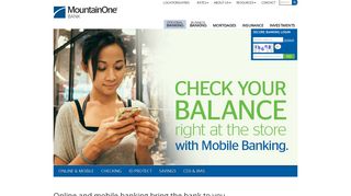 Online & Mobile Banking | MountainOne