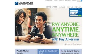 MountainOne Bank Online Banking