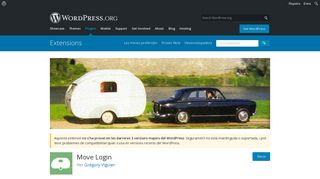 Move Login | WordPress.org