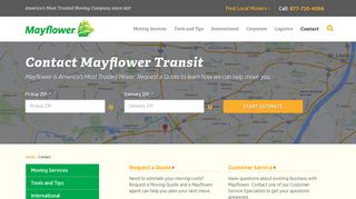 Contact Mayflower - Mayflower Transit