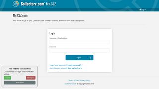 Log in - My.CLZ.com