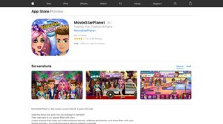 MovieStarPlanet on the App Store - iTunes - Apple