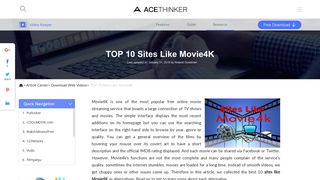 Top 10 Alternative Websites Like Movie4k for Movie Streaming