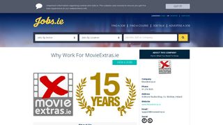 MovieExtras.ie is hiring. 6 jobs posted in the last 30 days.