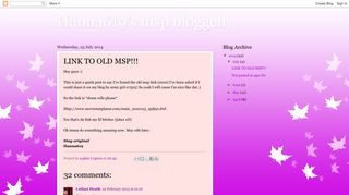 Hanna619's msp bloggeh : LINK TO OLD MSP!!!