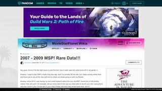 User blog:Barooshi3/2007 - 2009 MSP! Rare Data!!! | MovieStarPlanet ...