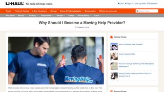 Why Should I Become a Moving Help Provider? - Moving Insider