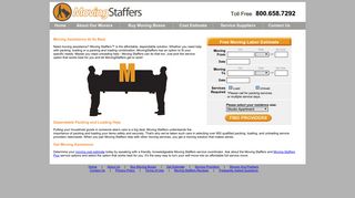 Moving Staffers: Nationwide packing and loading help