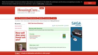 Moving with Dacorum in Dacorum (Hertfordshire). - Housing Care