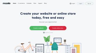 Mozello - the easiest way to create a website, blog or online store!