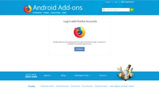 User Login :: Add-ons for Firefox for Android - Firefox Add-ons - Mozilla