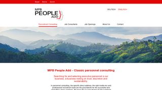 Customer login - MPB PeopleAdd
