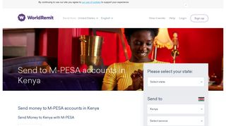 Send money to Kenya via M-PESA | WorldRemit