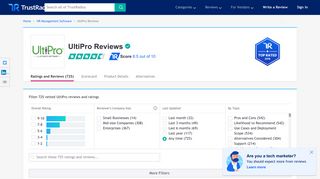 UltiPro Reviews & Ratings | TrustRadius