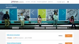 Mphasis Careers | Latest jobs at Mphasis - Ripplehire.com