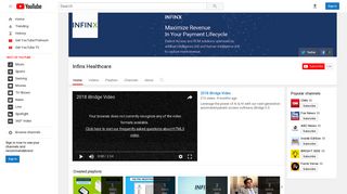 Infinx Healthcare - YouTube
