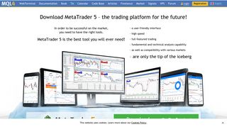 MQL4: automated forex trading, strategy tester and custom indicators ...