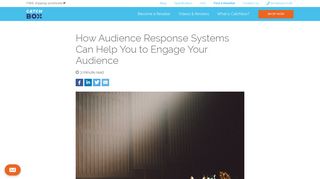 How Audience Response Systems Can Help You to Engage Your ...