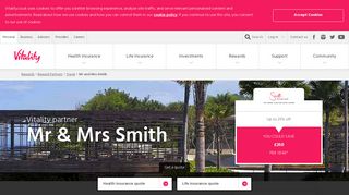 Mr & Mrs Smith Offers| Luxury Hotel Stay Discount | Vitality