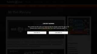 Mr Bet Review [January 2019]. Get bonus chips & free spins on Mr.Bet ...