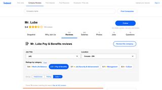 Working at Mr. Lube: 72 Reviews about Pay & Benefits | Indeed.com