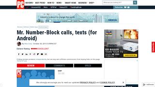 Mr. Number-Block calls, texts (for Android) Review & Rating | PCMag ...