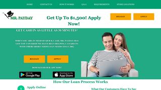 Online Payday Loans - MR. PAYDAY
