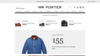MR PORTER: The Men's Style Destination