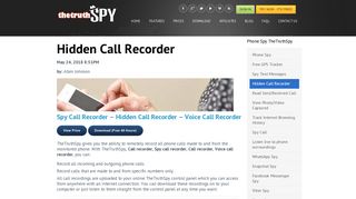 Spy Call Recorder - Hidden Call Recorder - Voice Call Recorder