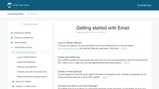Getting started with Email | MrSite Knowledge Base - MrSite Help Centre